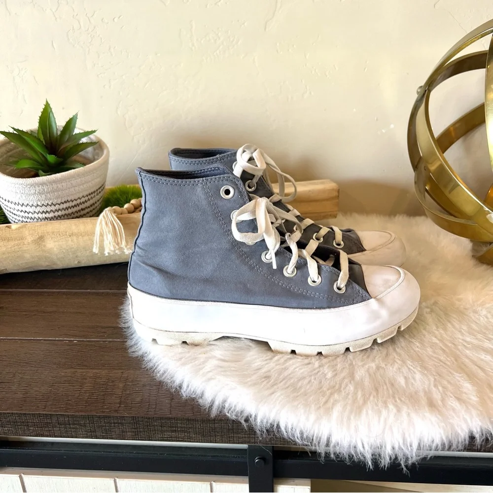 Converse Chuck Taylor All Star Lift Platform Shoes gray Women’s size 7 - Picture 2 of 6